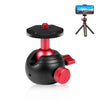 PULUZ 360 Degree Panoramic Metal Tripod Ball Head Adapter, 360 Panorama (Red)