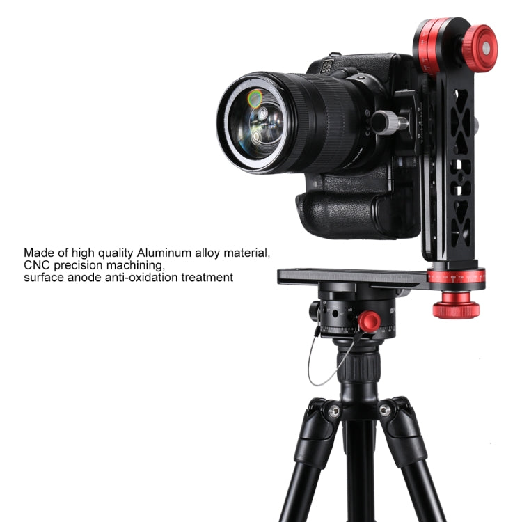 PULUZ 720 Degree Panoramic Aluminum Alloy Ball Head Quick Release Plate Kits, Big Size