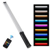 PULUZ RGB Colorful Photo LED Stick Adjustable Color Temperature Handheld LED Fill Light with Remote Control, Remote Fill Light