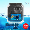 PULUZ 45m Underwater Waterproof Housing Diving Case for GoPro MAX, with Buckle Basic Mount & Screw, Waterproof Case