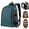 PULUZ Outdoor Portable Waterproof Scratch-proof Dual Shoulders Backpack Handheld PTZ Stabilizer Camera Bag with Rain Cover for Digital Camera, DJI Ronin-SC / Ronin-S (Blue)