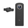 PULUZ Silicone Protective Case with Lens Cover for Ricoh Theta SC2 360 Panoramic Camera, Silicone Case For Ricoh Theta SC2(Black)