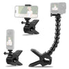 PULUZ Action Sports Cameras Jaws Flex Clamp Mount with Phone Clamp, Jaws Clamp Mount with Phone Clamp