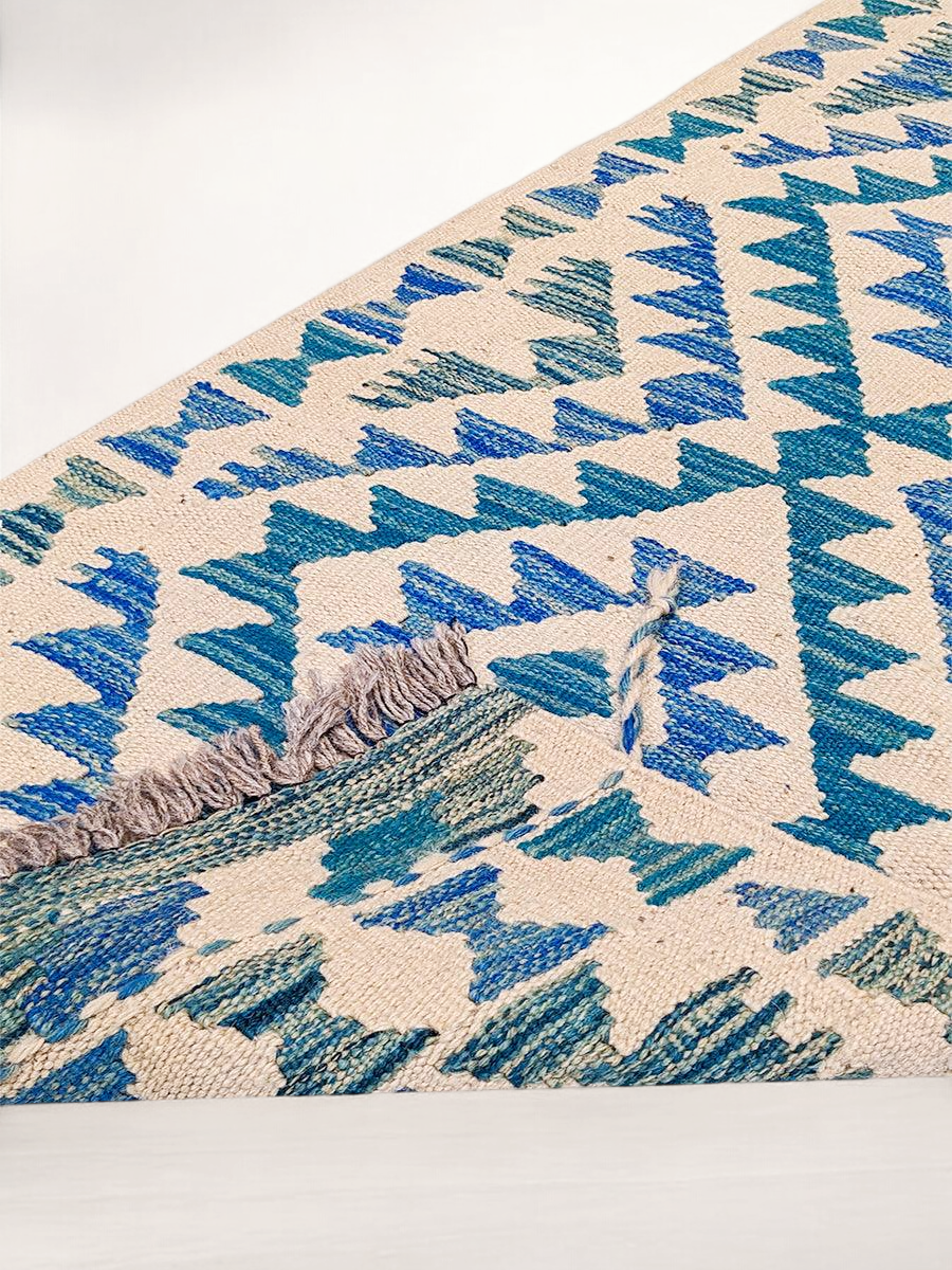 Maimana Afghanistan Kilim Rug - 147 x 51 cm