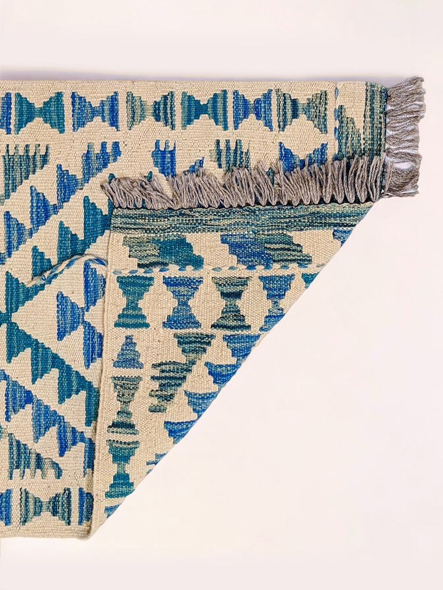 Maimana Afghanistan Kilim Rug - 147 x 51 cm