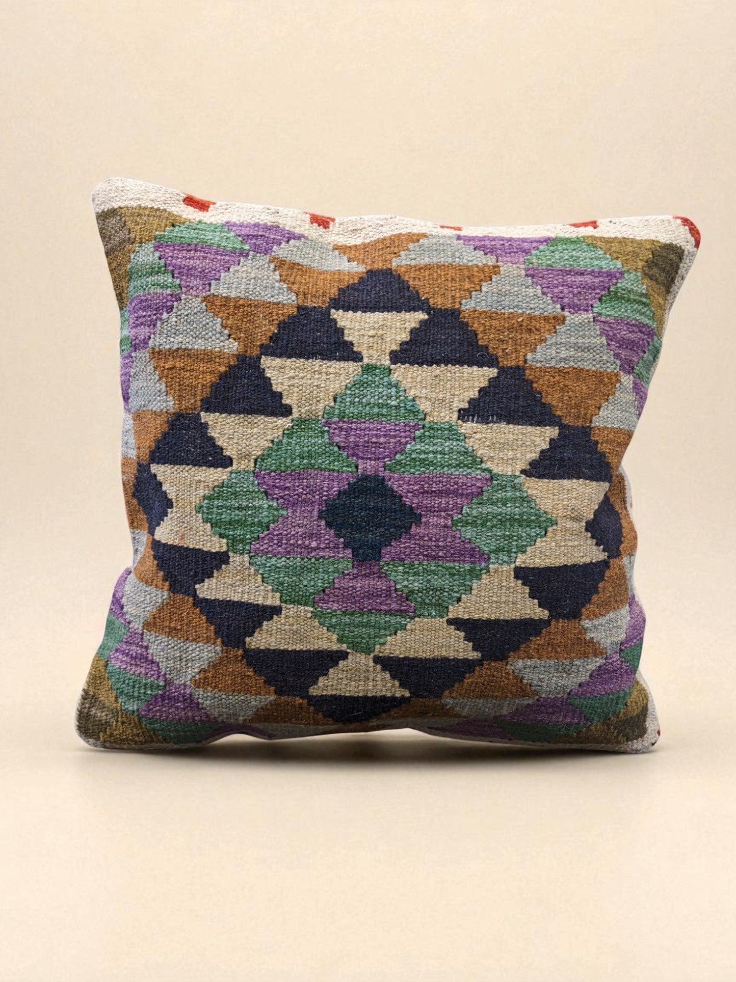 Afghan Kilim Cushion Cover - 45 x 45 cm