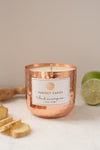 Copper Dimpled Candle - And Energise