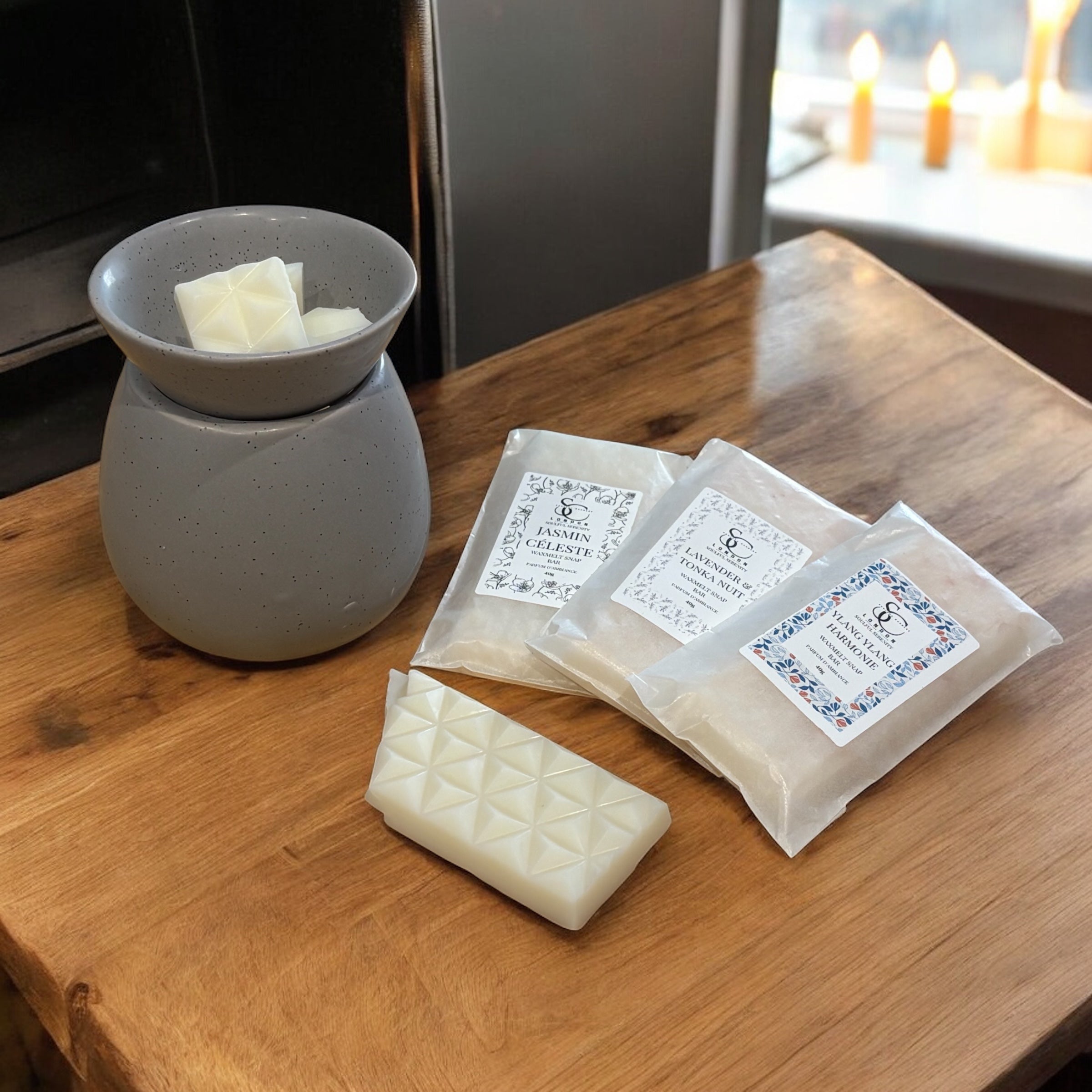 Citrus & Oud Wax Melt Snap Bar (40g) – Luxury Soy Blend