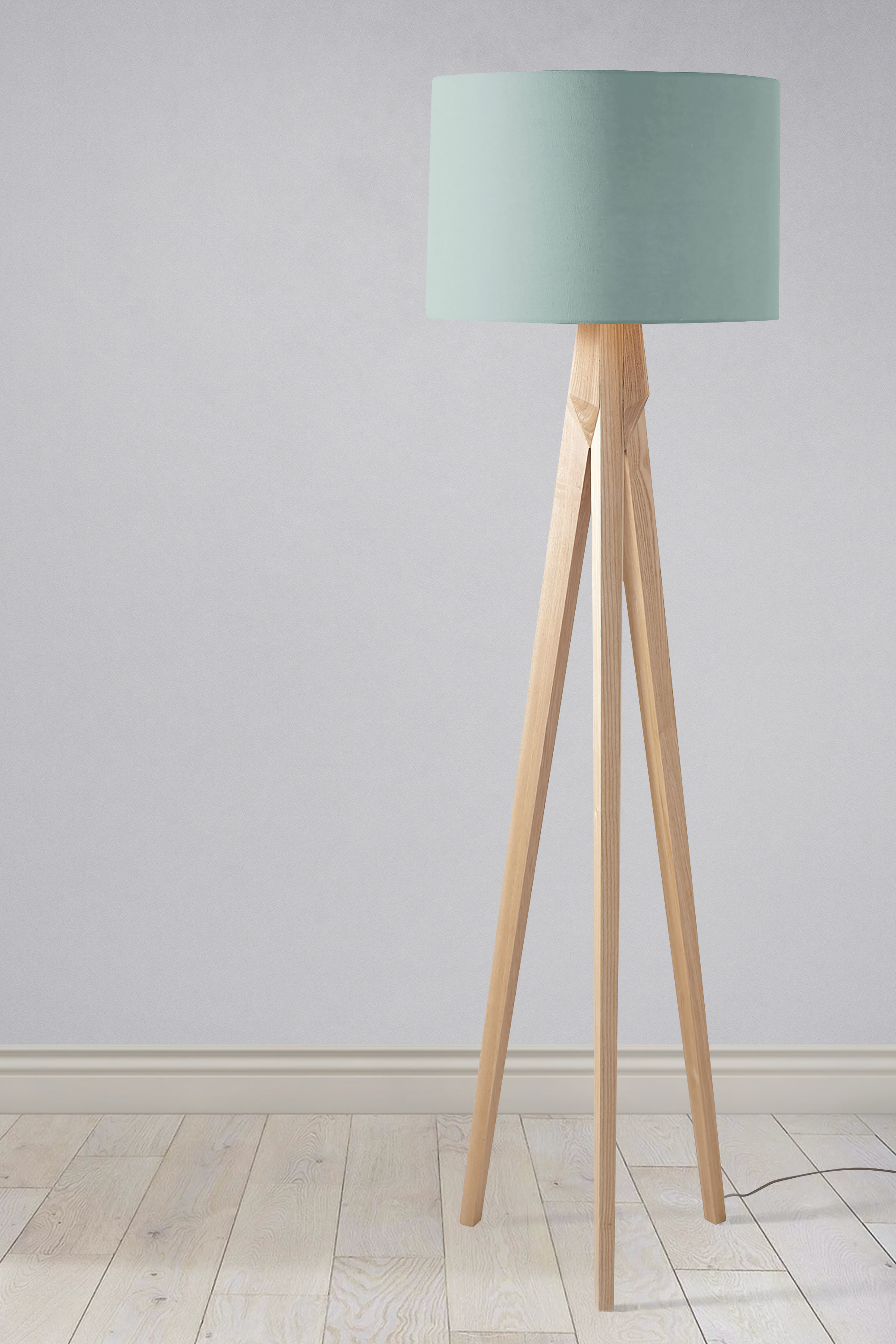 Plain Blue Sage  Lampshade, Blue Ceiling or Table Lamp Shade