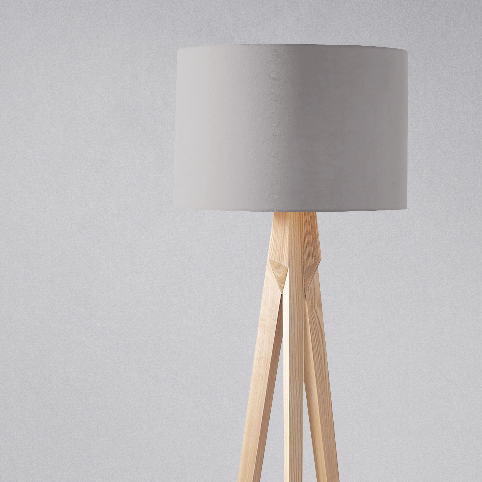 Plain Grey Cloud Lampshade, Warm Grey Ceiling or Table Lamp Shade
