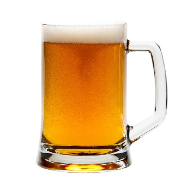 Large Straight Sided Glass Tankard - 670ml