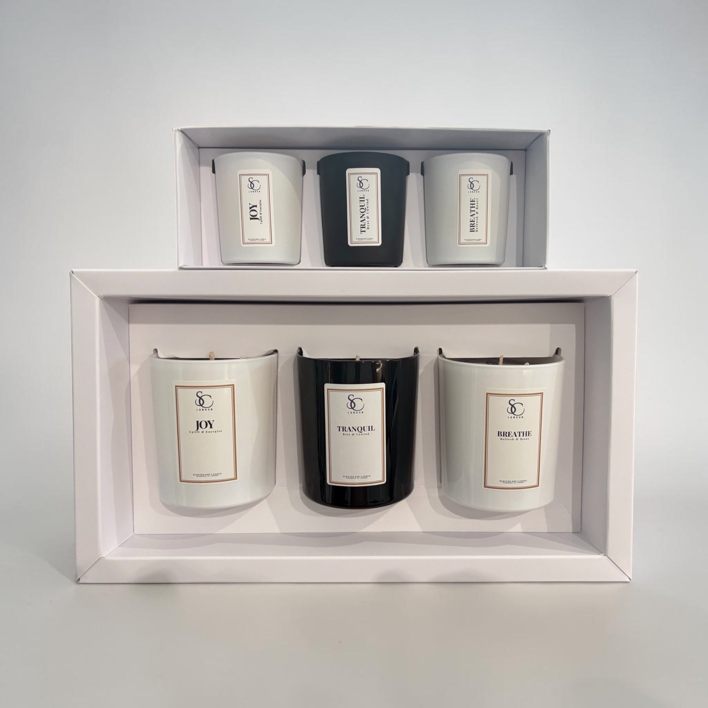 Luxury Therapy Candle Gift Set – The Ritual Collection | 3 x 30cl Soy Candles