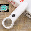 15X Handheld Exclamation Mark Type Magnifier with 2 LED, 15X