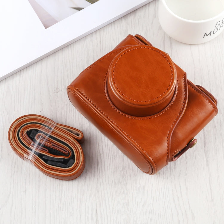 Full Body Camera PU Leather Case Bag with Strap for FUJIFILM X10 / X20, For FUJI X10