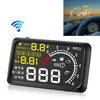X3 Bluetooth 5.5 inch Car OBDII / EUOBD HUD Vehicle-mounted Head Up Display Security System, Support Speed & Fuel Consumption, Overspeed Alarm, Water Temperature, etc, X3 5.5 inch