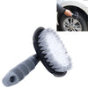 KANEED Car Motorcycle Washing Tool Car Tyre / Wheel Wash Cleaning Brush with Handle(Grey)