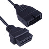 12 Pin to 16 Pin OBDII Diagnostic Cable for General Motors, Full Length: 19cm, For General Motors