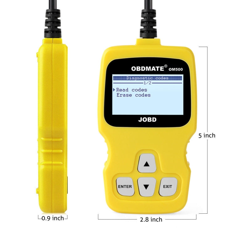OBDMATE OM500 OBDII / EOBD / JOBD Code Reader, OBDMATE