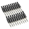 6.5mm Audio Jack Plug Adapter Connector (20 Pcs in One Package, the Price is for 20 Pcs), 6.5mm Audio