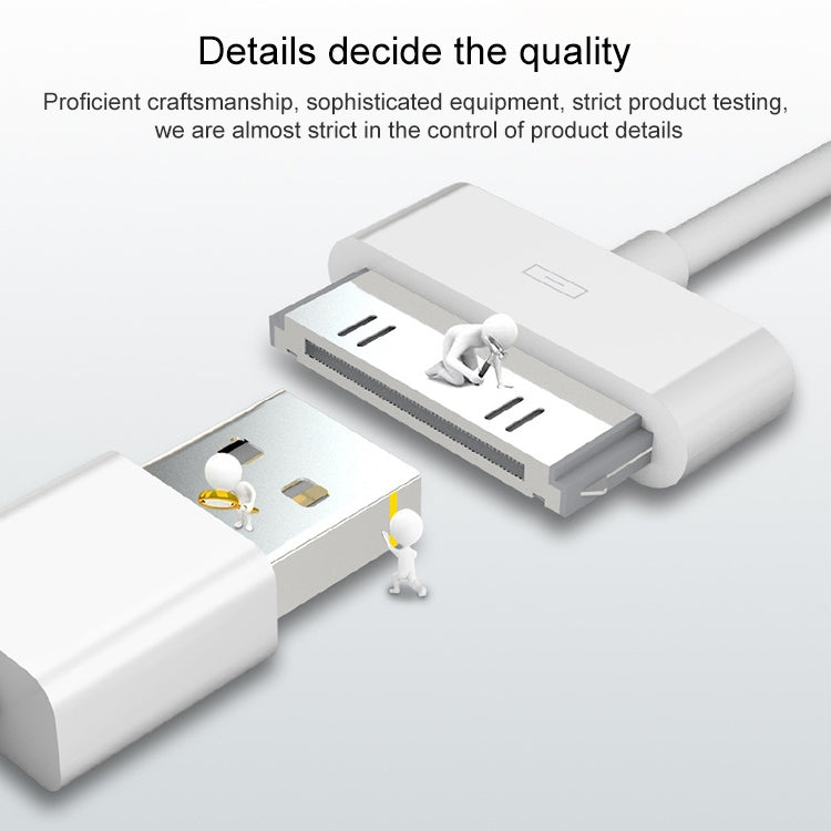 3m 30 Pin Data Sync Cable For iPhone / iPad,Length:3m