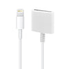8 Pin Male to 30 Pin Female Sync Data Cable Adapter, Cable Length: 14cm, 14cm 8 Pin Male to 30 Pin