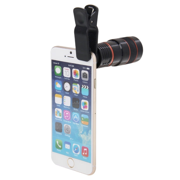 8X Zoom Telescope Telephoto Camera Lens with Clip