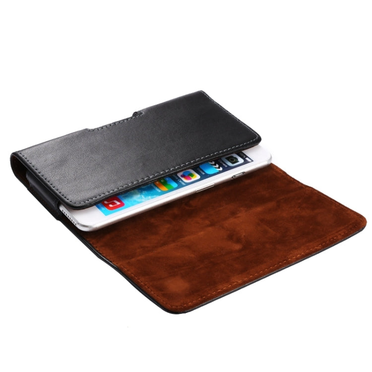 Universal Horizontal Style Leather Case / Waist Bag with Back Splint for iPhone 6 Plus & 6s Plus, Samsung Note 8 & 5 & 4 / S6 edge+ / A8, S-IP6P-0378, S-IP6P-0378Z