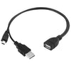 Mini USB Male + USB 2.0 AM to AF Cable with OTG Function, Length: 30cm / 35cm, Mini USB + USB AM, 30cm
