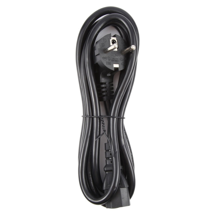 EU Plug Computer PC Power Cord 3 Pin Cable, Length: 1.8m, 1.8m x 1.5