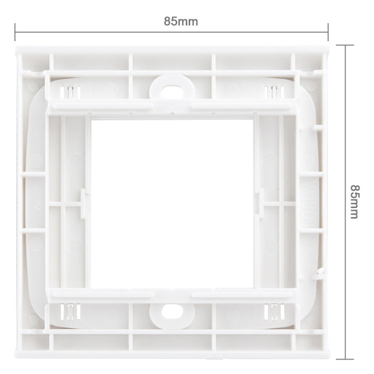 Wall Plate with Screw for Blank Inserts  - 3 Hole, Use around the world