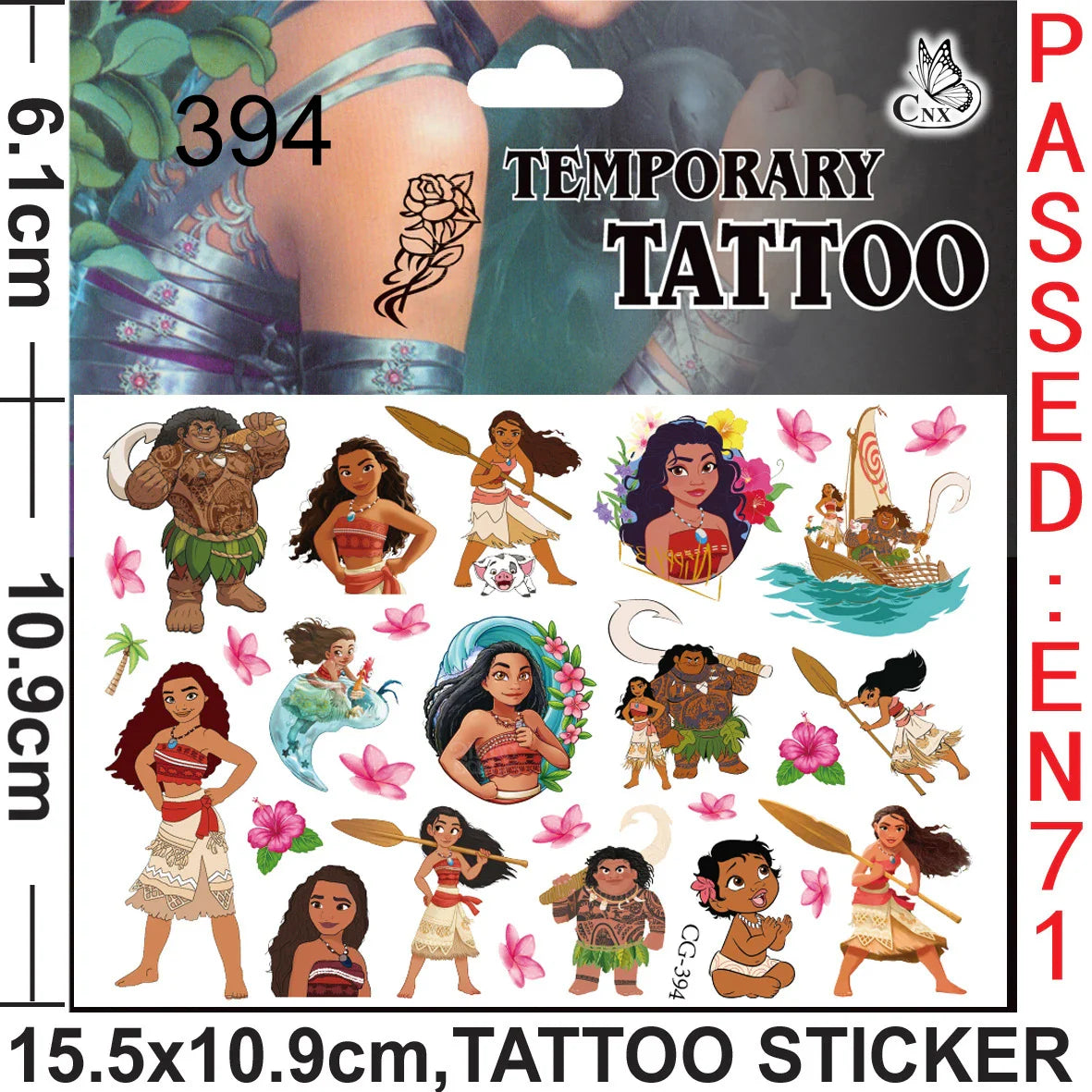 Moana Birthday Party Gift Supplies Party Favor Slap Bracelets Stickers Paper Bags Gifts Bag Goody Bag Pinata Fillers Baby Shower