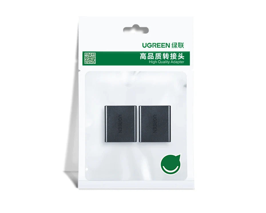 UGREEN RJ45 Splitter 1 to 2 Ethernet Adapter Internet Network Cable Extender RJ45 Connector Coupler for PC Laptop TV Box Router