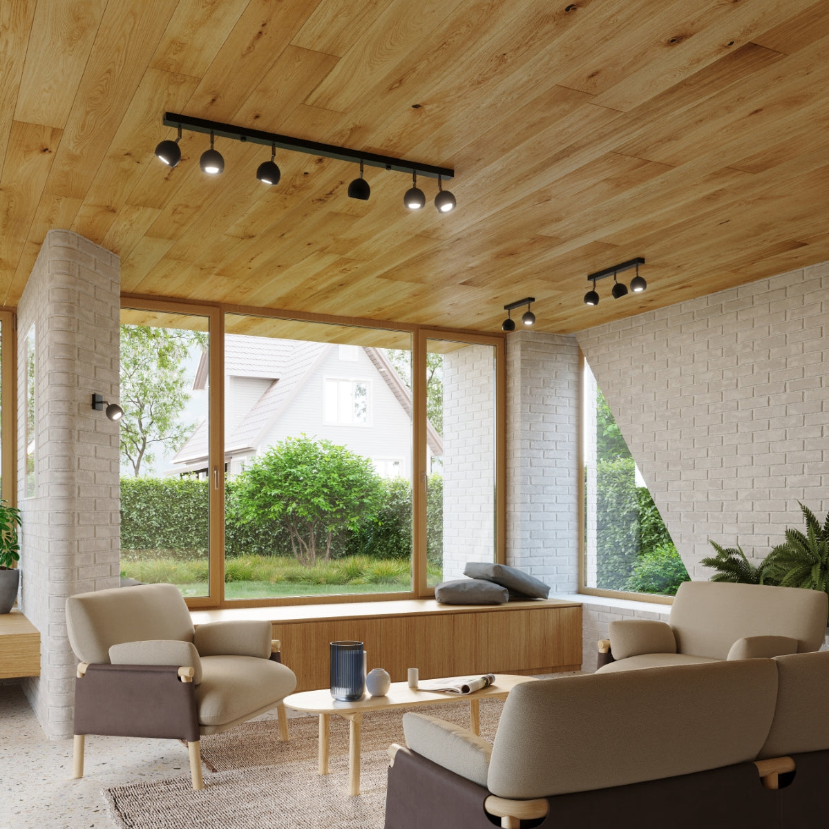 Ceiling lamp steel Oculare modern Design GU10