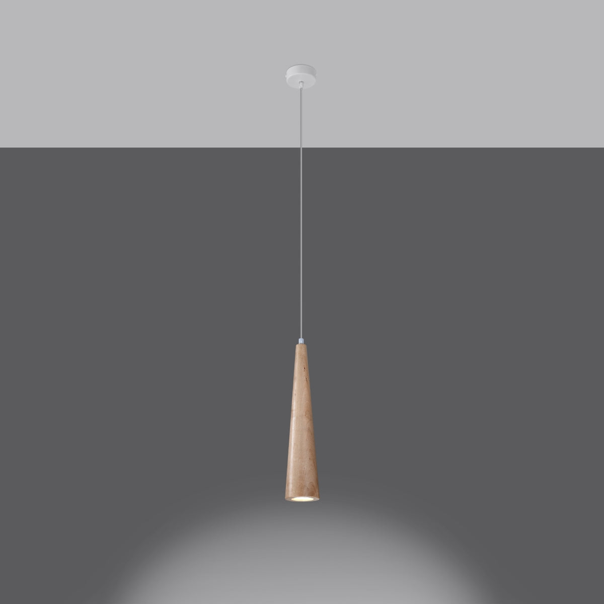 Pendant lamp wood Sula Scandinavian Design GU10