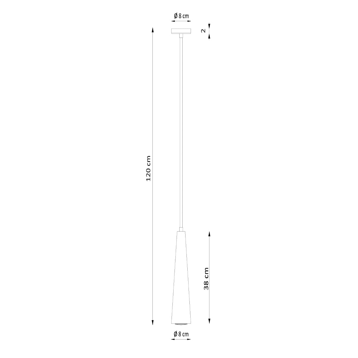 Pendant lamp wood Sula Scandinavian Design GU10