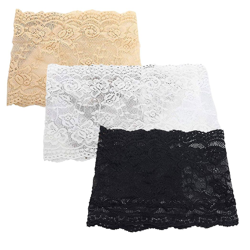 Aquarius Women's Lace Thigh Band with Anti-Slip Cellphone Pocket, Choose Colour