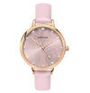 Sekonda Ladies Pink Bling Dial Leather Watch 2650