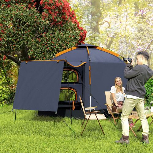 Outsunny 2-4 Person Tent, Instant Pop Up Camping Tent