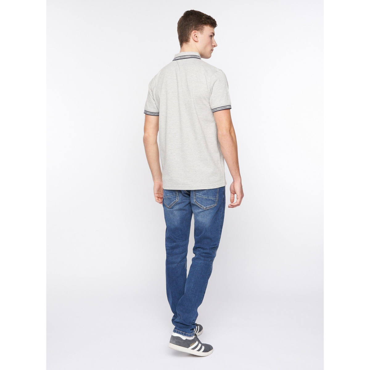 Keyaan Polo Grey Marl