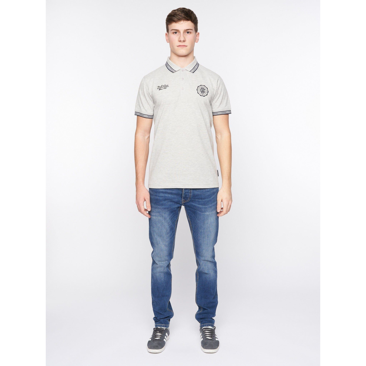 Keyaan Polo Grey Marl