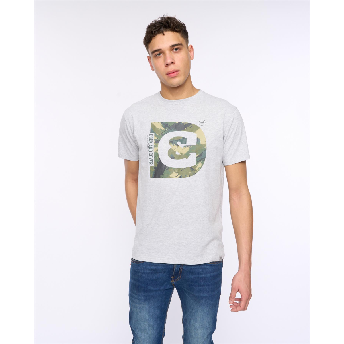 Deecee T-Shirt Grey Marl