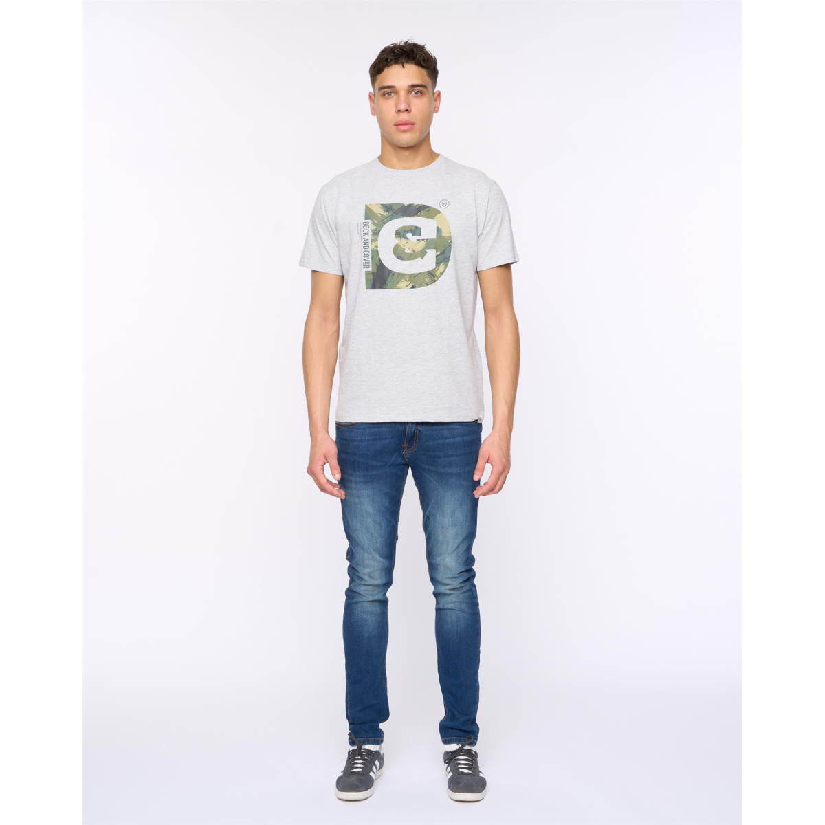 Deecee T-Shirt Grey Marl