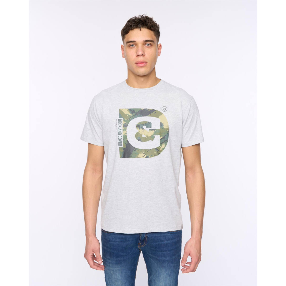 Deecee T-Shirt Grey Marl