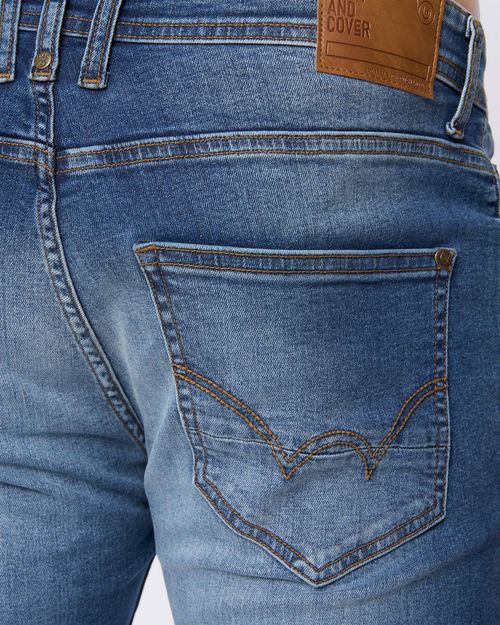 Maylead Slim Fit Jeans Stone Wash