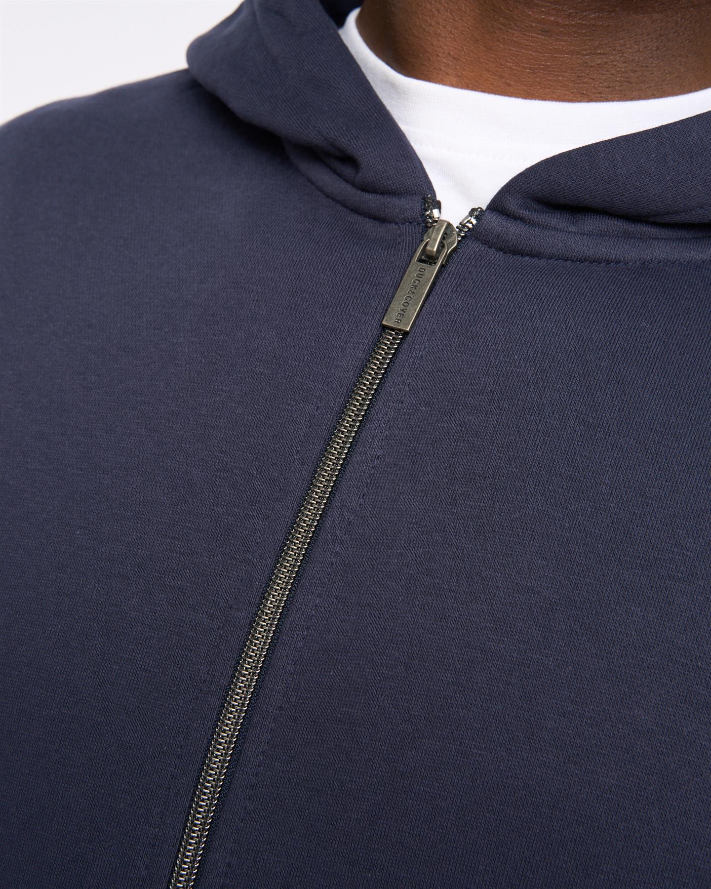 Chemtars Zip Thru Hoodie Navy