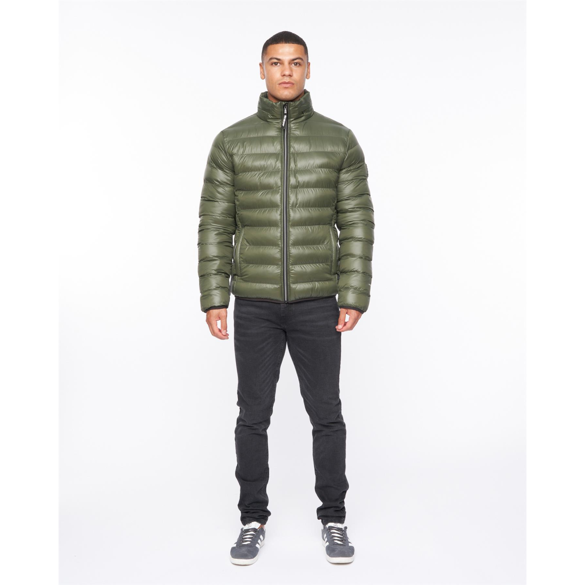 Shemmy Two Quilted Jacket Dark Olive