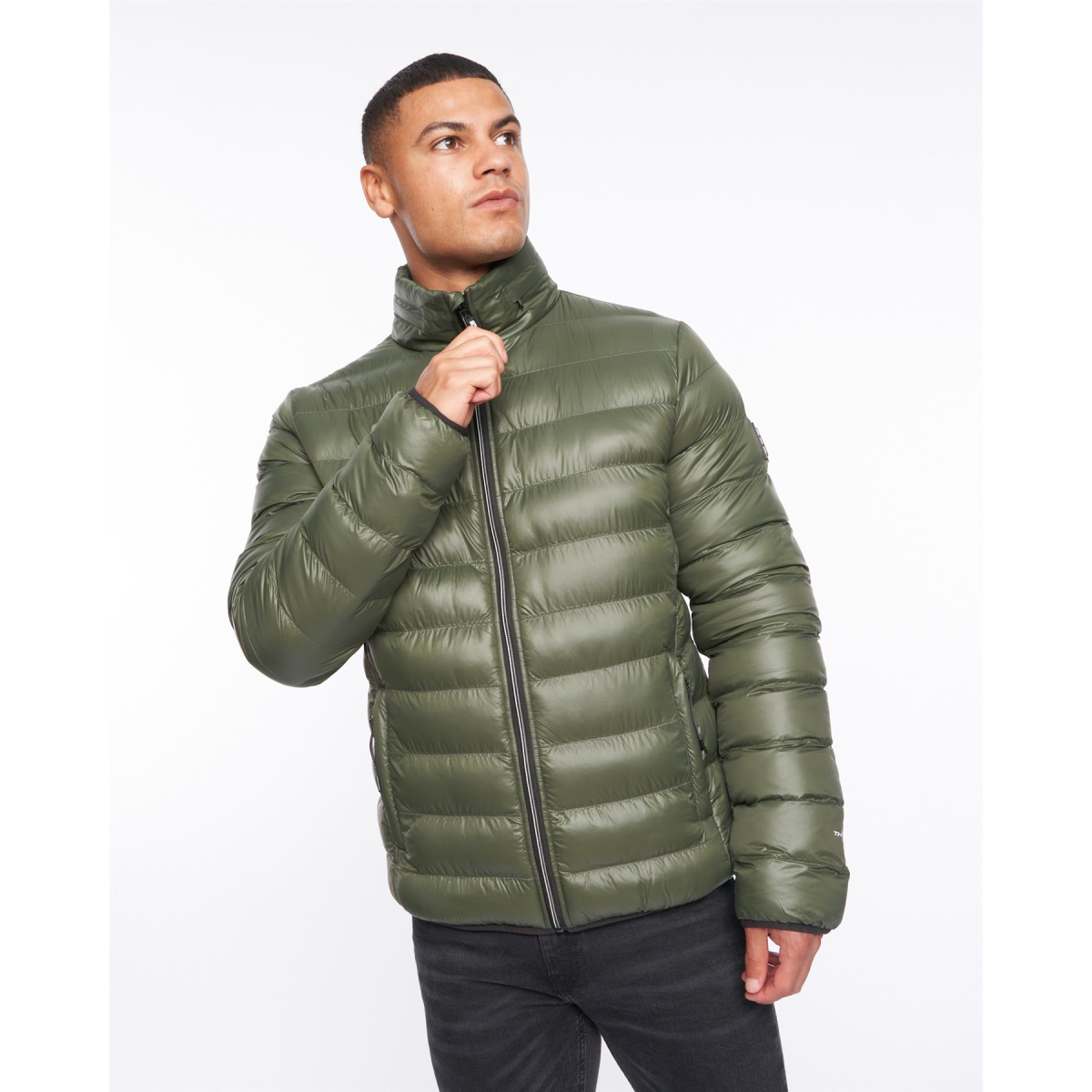 Shemmy Two Quilted Jacket Dark Olive