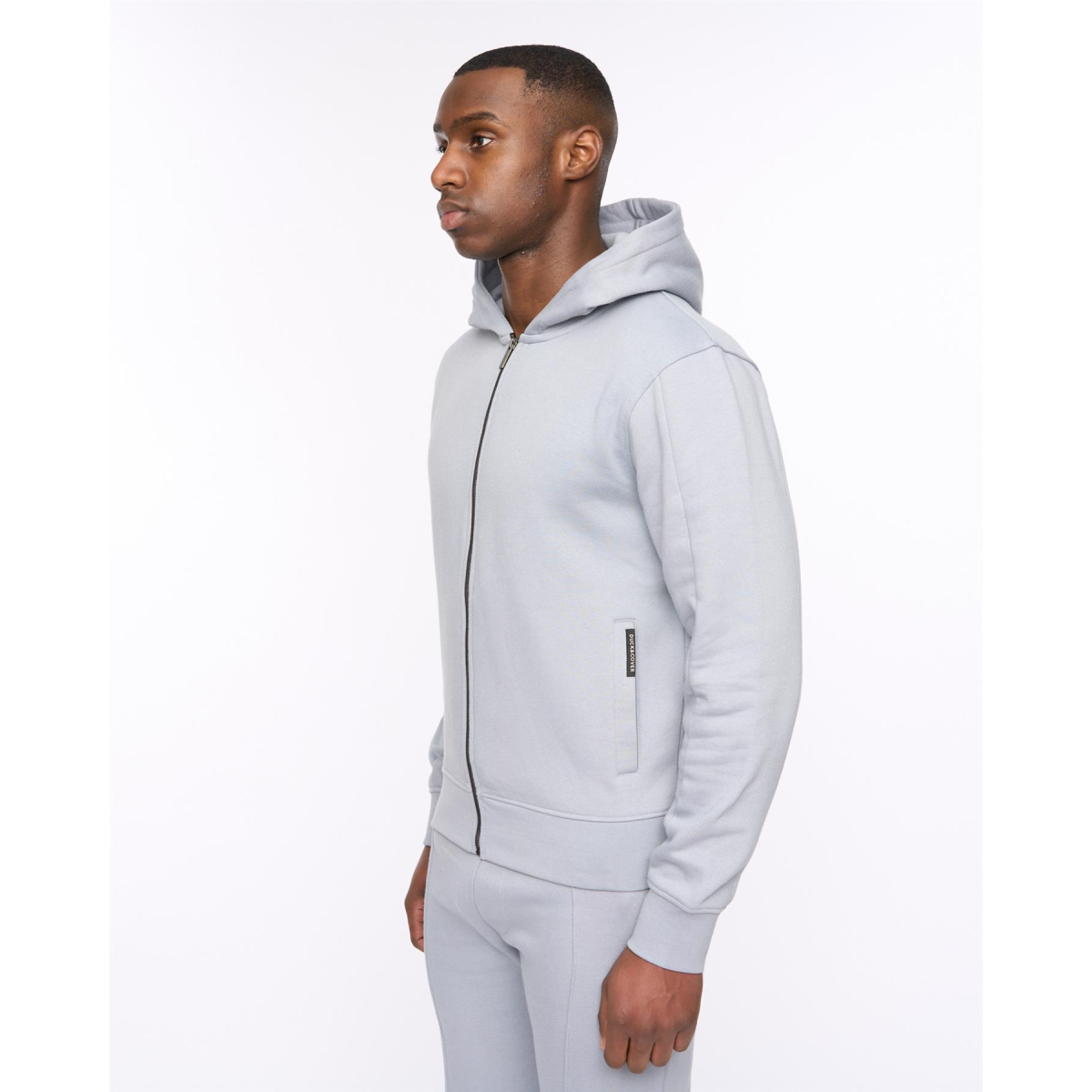 Chemtars Zip Thru Hoodie Steel Blue