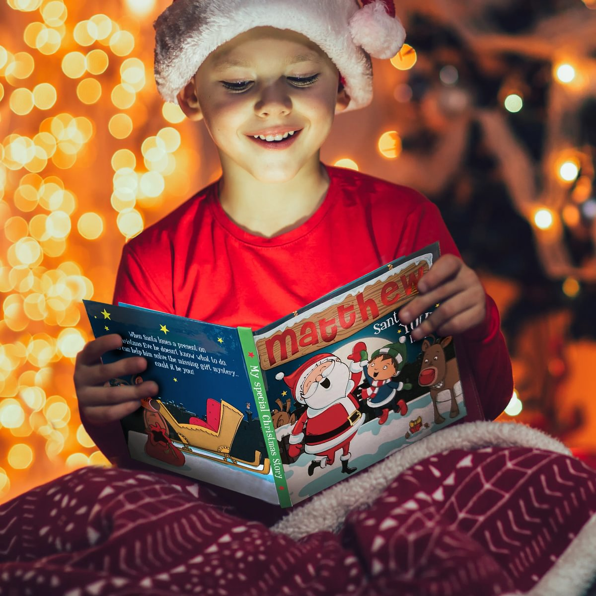 Pre-personalised Children's Christmas Storybook - Be The Star Of Your Own Story