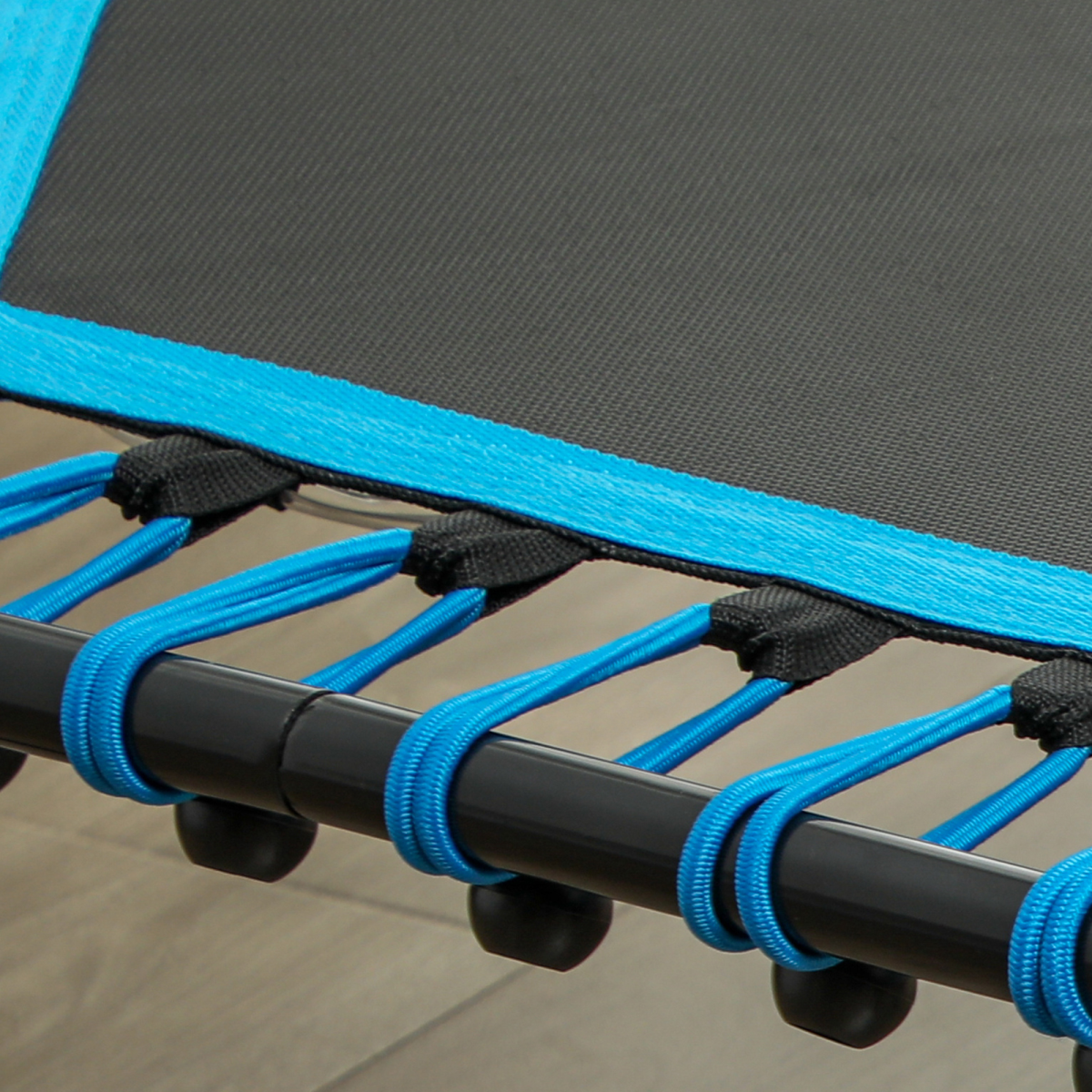 SPORTNOW 45" Fitness Trampoline with Adjustable Handle, LED Lights